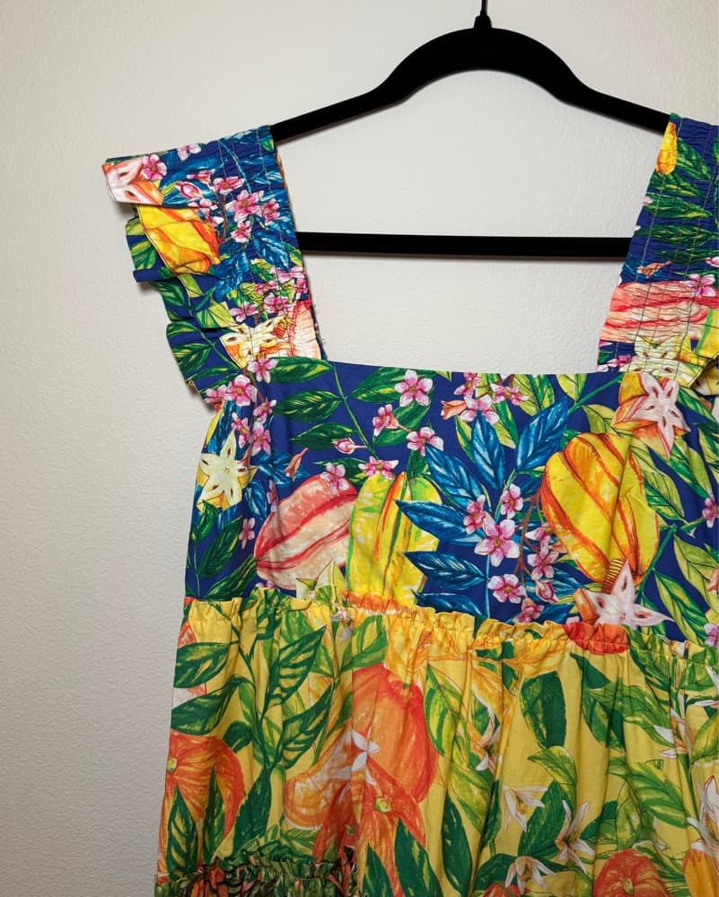 FARM Floral Mini Dress - Image 3