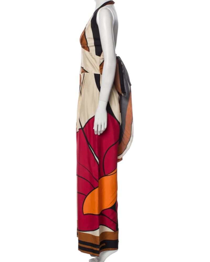 Vibrant Patterned Maxi Dress - Image 3