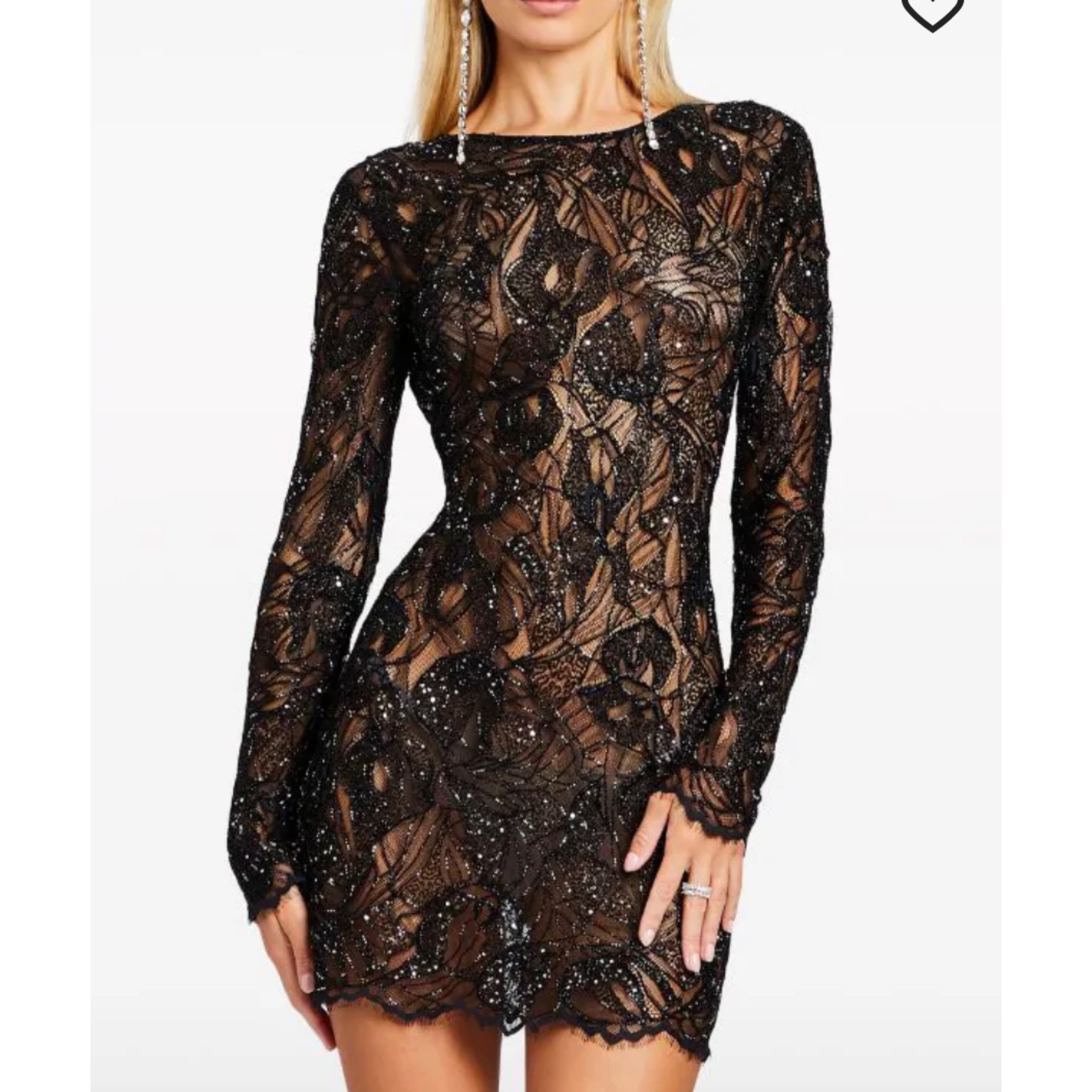 Retrofete Embellished Mini Dress - Image 4