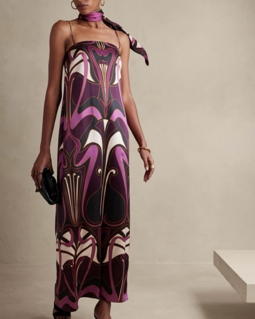 Art Deco Removable Straps Gown/Maxi  - Image 1