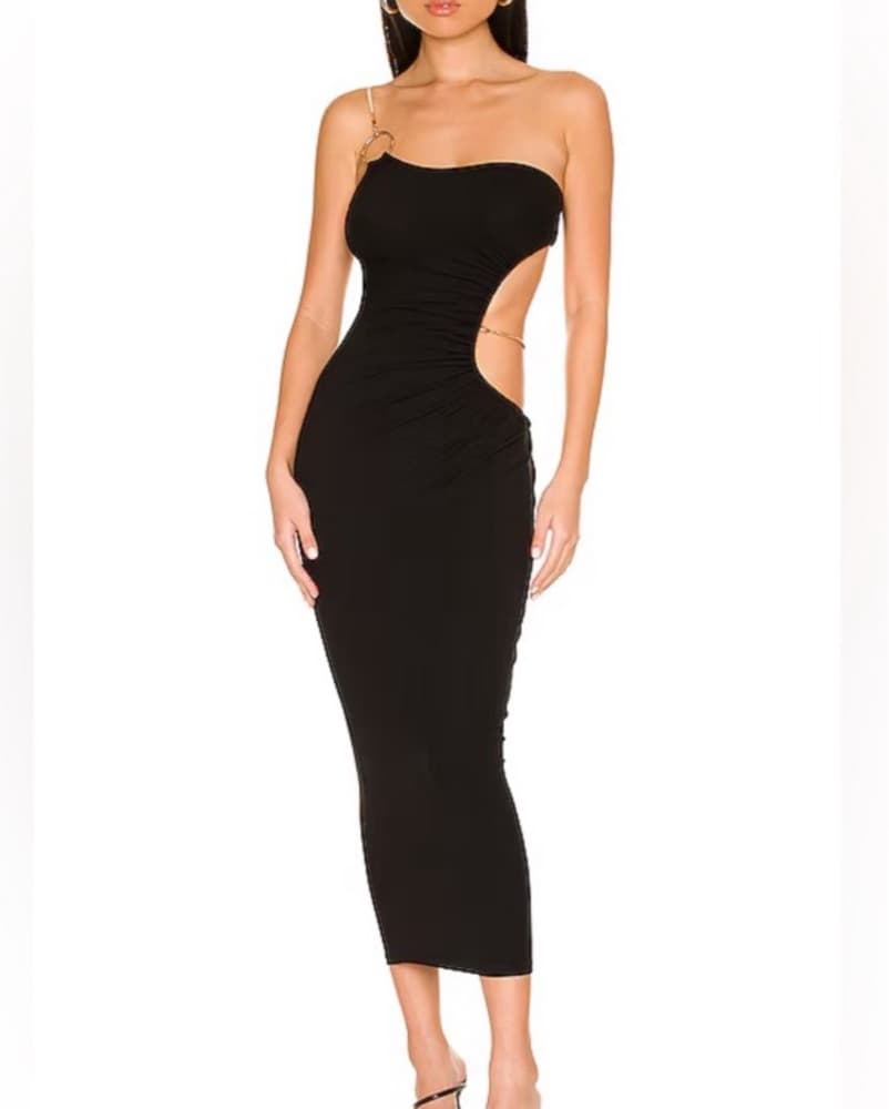 WeWoreWhat Snake Chain Cutout Maxi Dress - Image 2