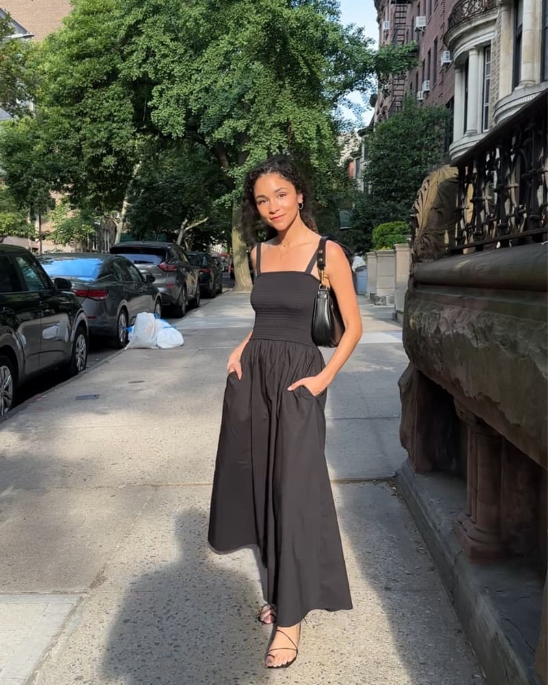 COS Smocked Maxi Dress - Image 3