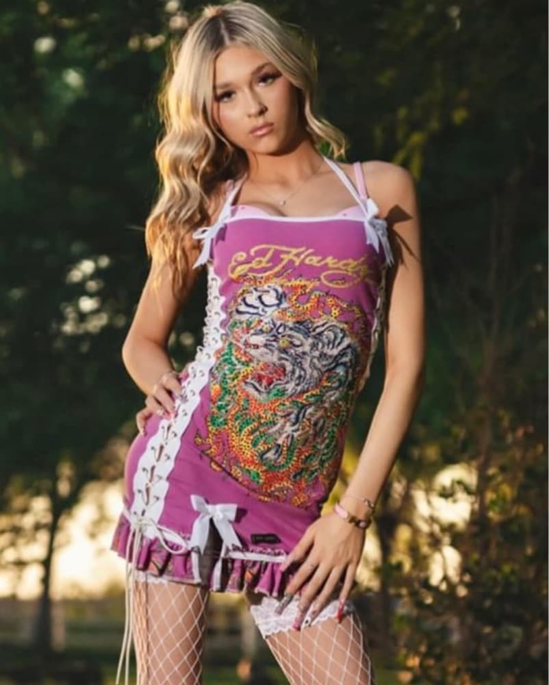 Ed Hardy Halloween/Festival Mini Dress - Image 3