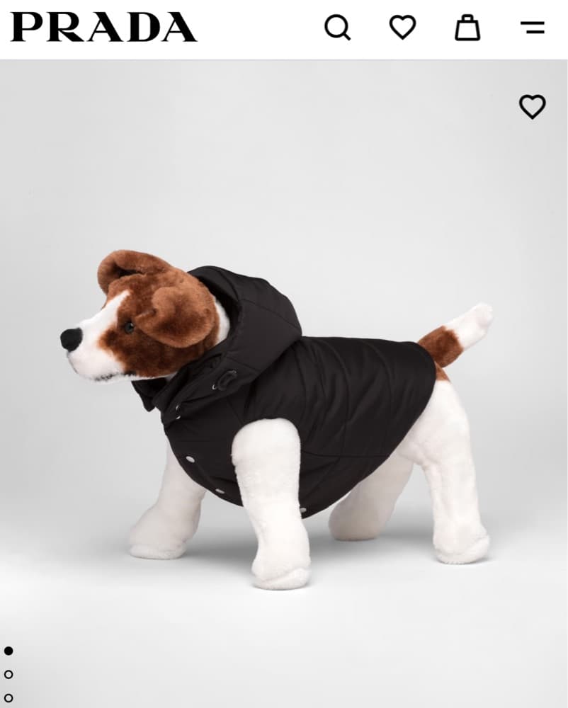 DOG - Prada Dog Re-Nylon Puffer (L) - Image 1