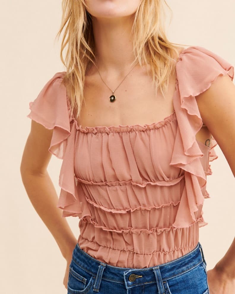 Ruffle bodysuit - Image 1