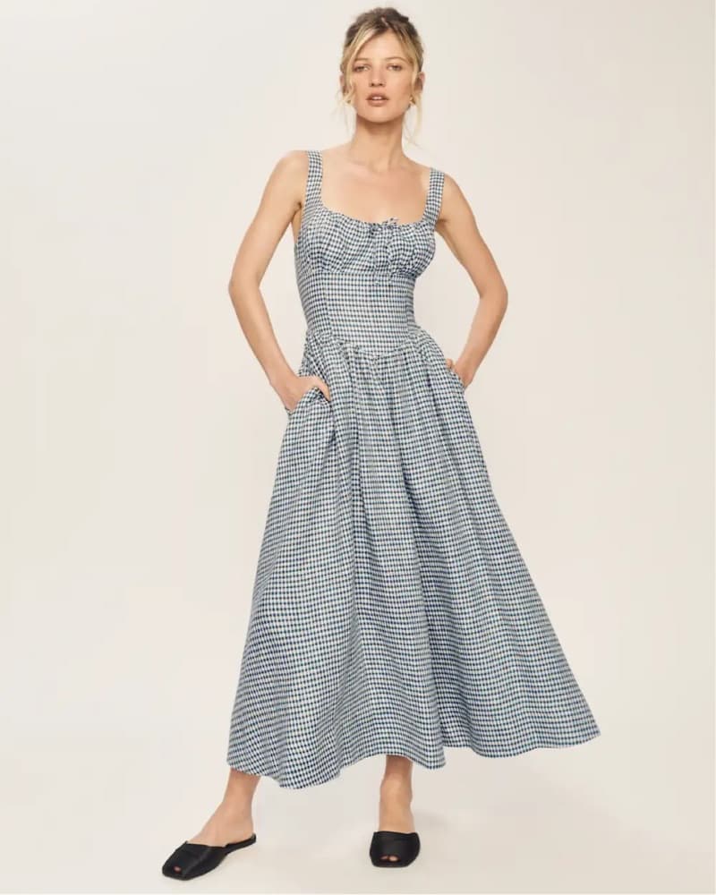 Reformation Balia Linen Dress - Image 2