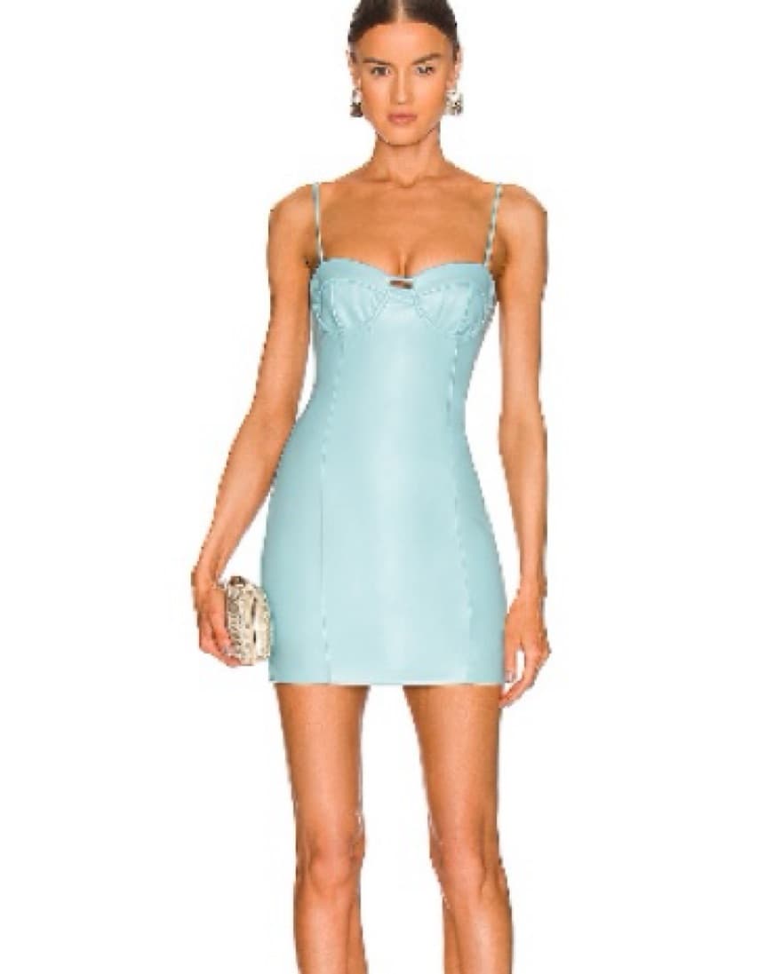 Bardot Leather Mini Dress  - Image 1