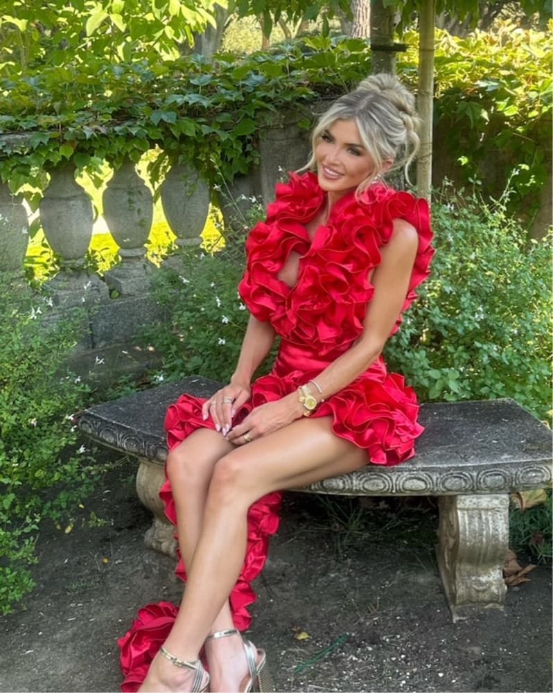 Aurora Gown In Red  - Image 1