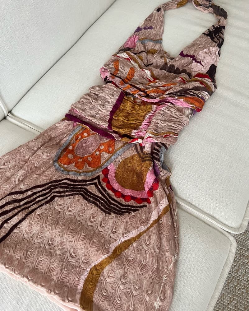 Vintage Rare Missoni Mini Dress - Image 2