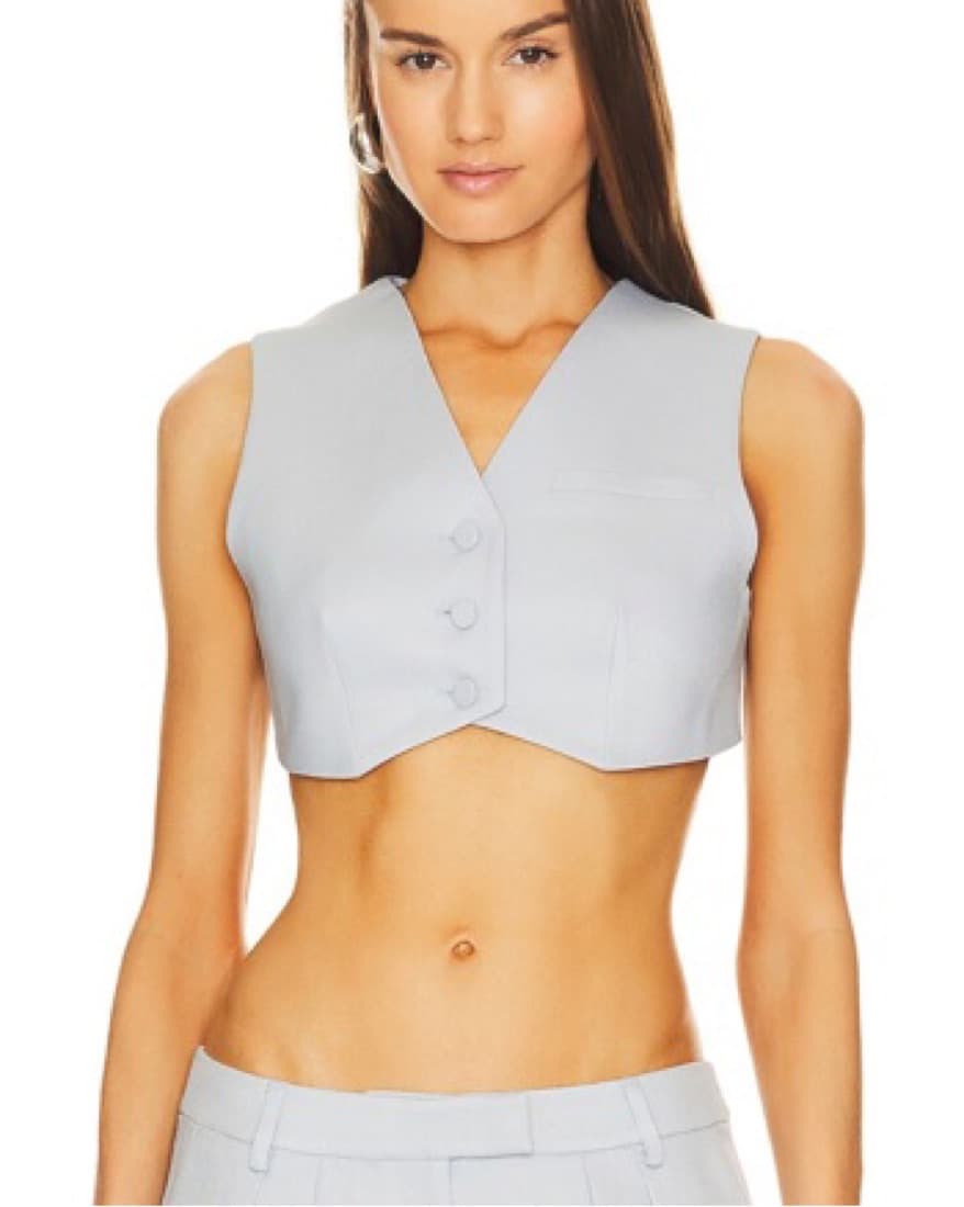 Aya Muse Cropped Vest - Image 1