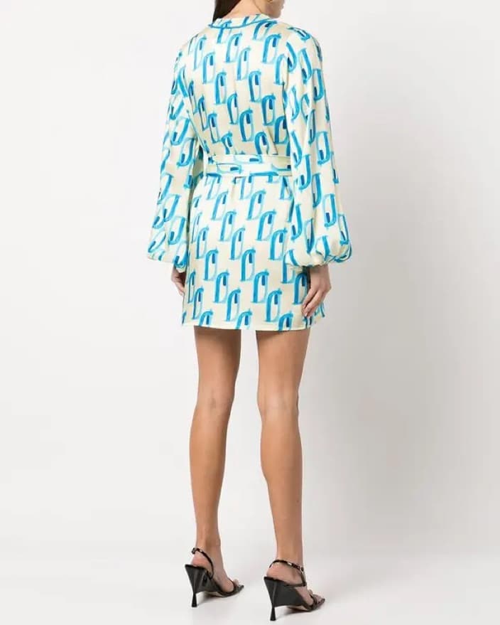 Alexis Feather Dress - Image 4