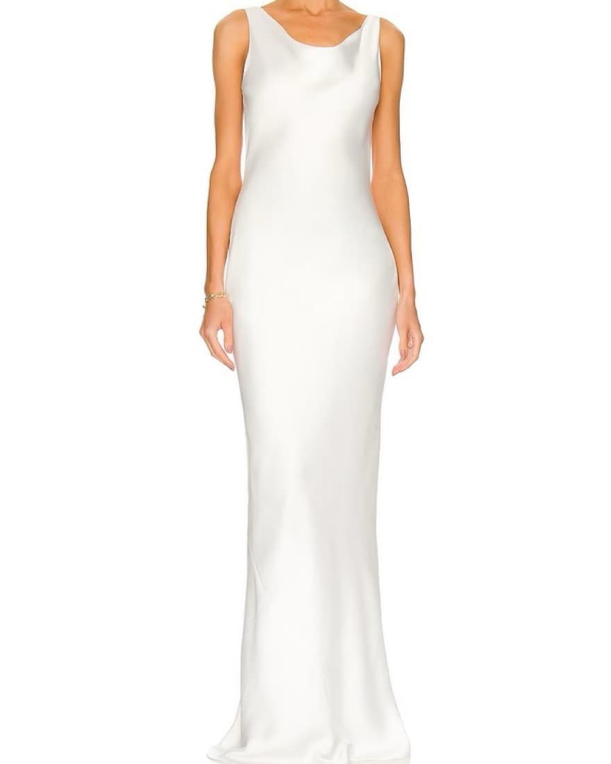Norma Kamali Silk Gown - Image 4