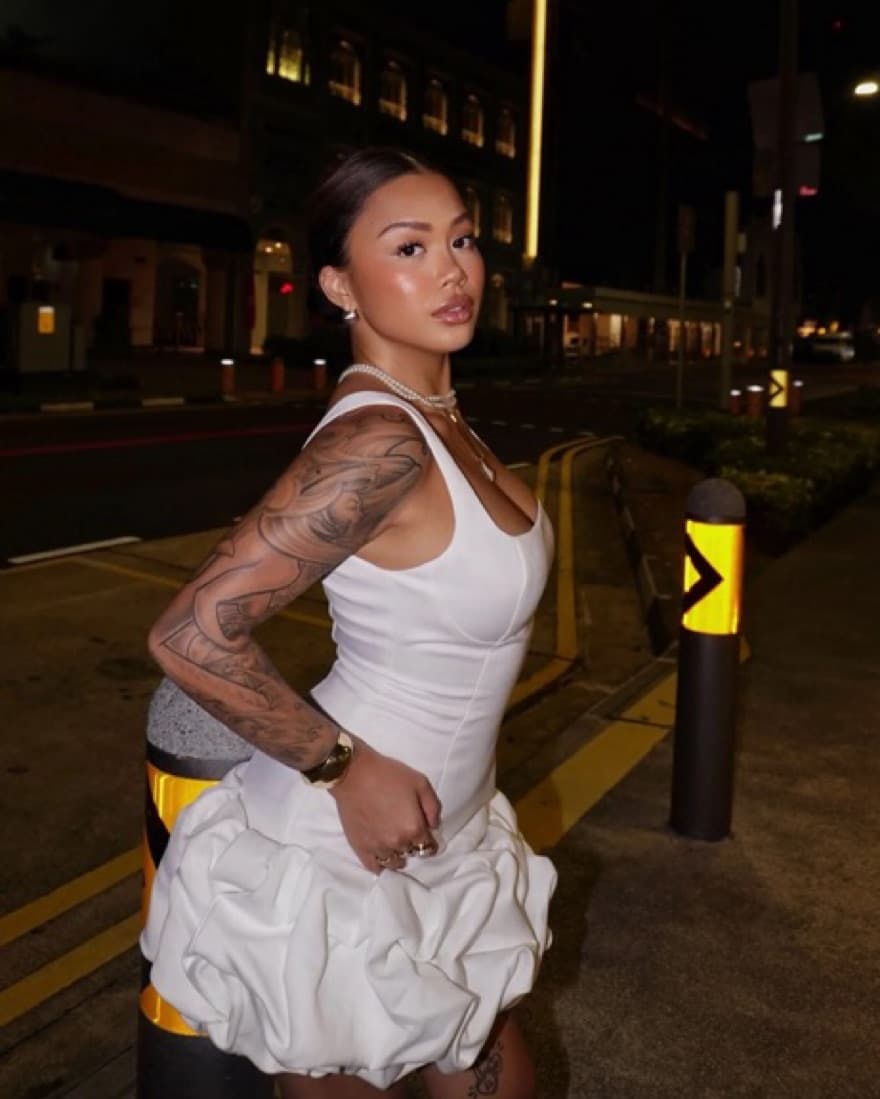 Sienna Satin Mini Dress - Image 5