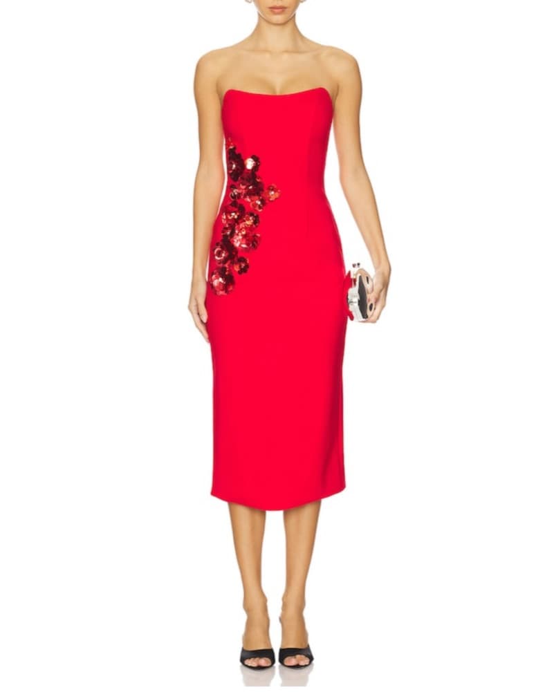 Elliatt Red Maxi Dress - Image 1