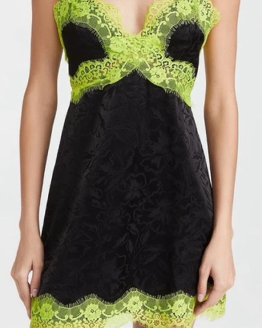 Alice & Olivia Lace Slip Dress  - Image 1