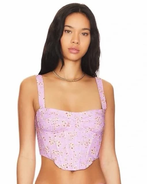 Bardot Floral Bustier - Image 3