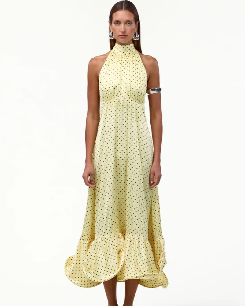 SAME Los Angeles Midi Polka Dot Gown - Image 2