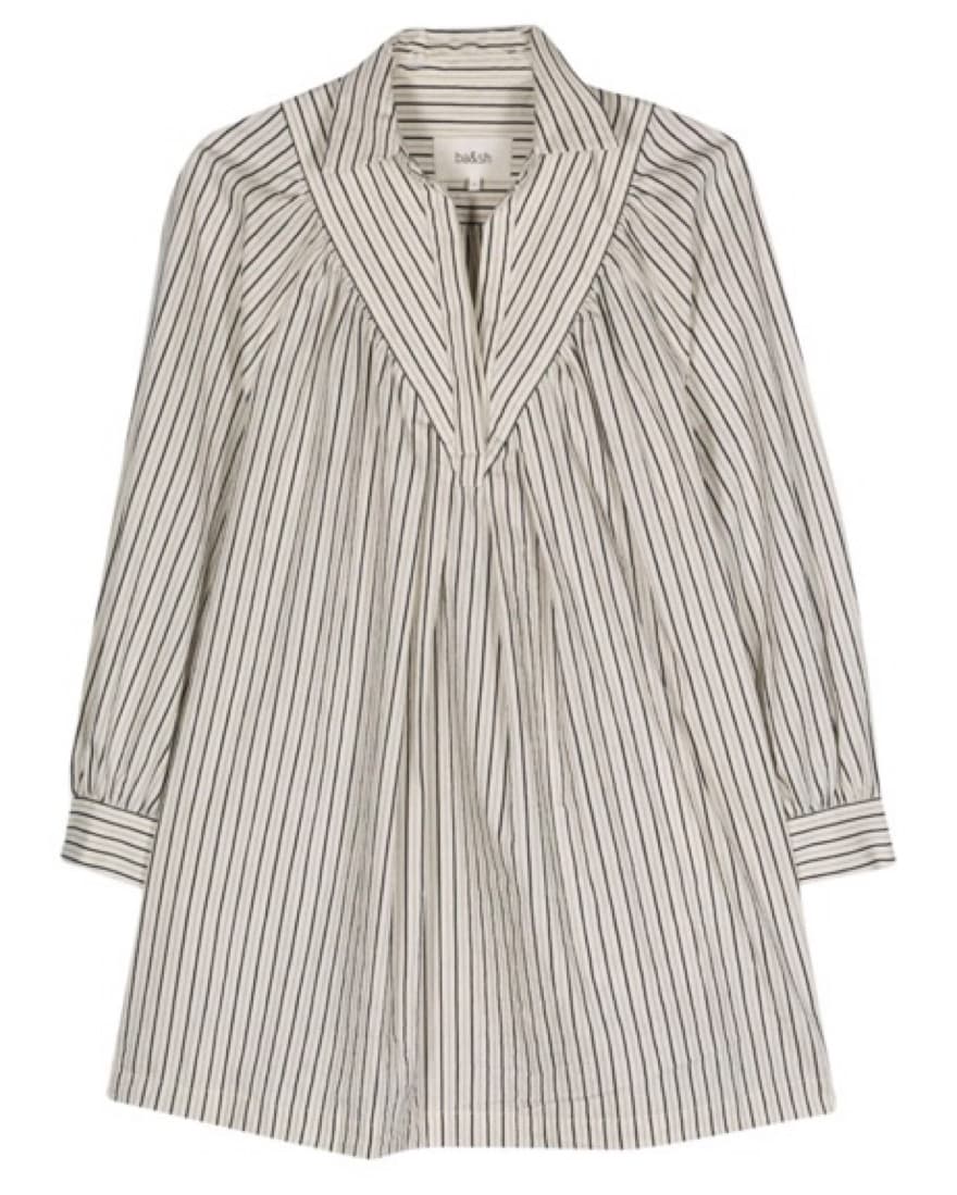 Ba&sh Fadia Striped Shirt Dress - Image 3