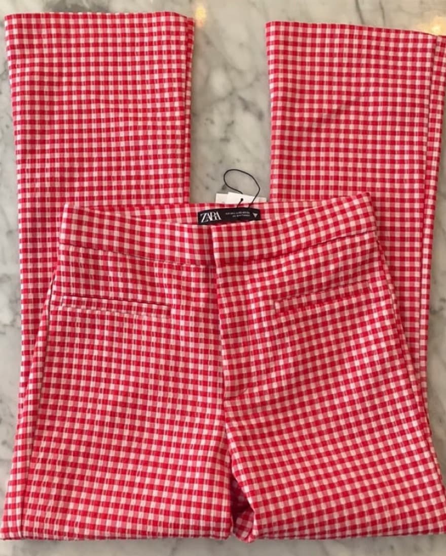 Red Gingham Pants - Image 3