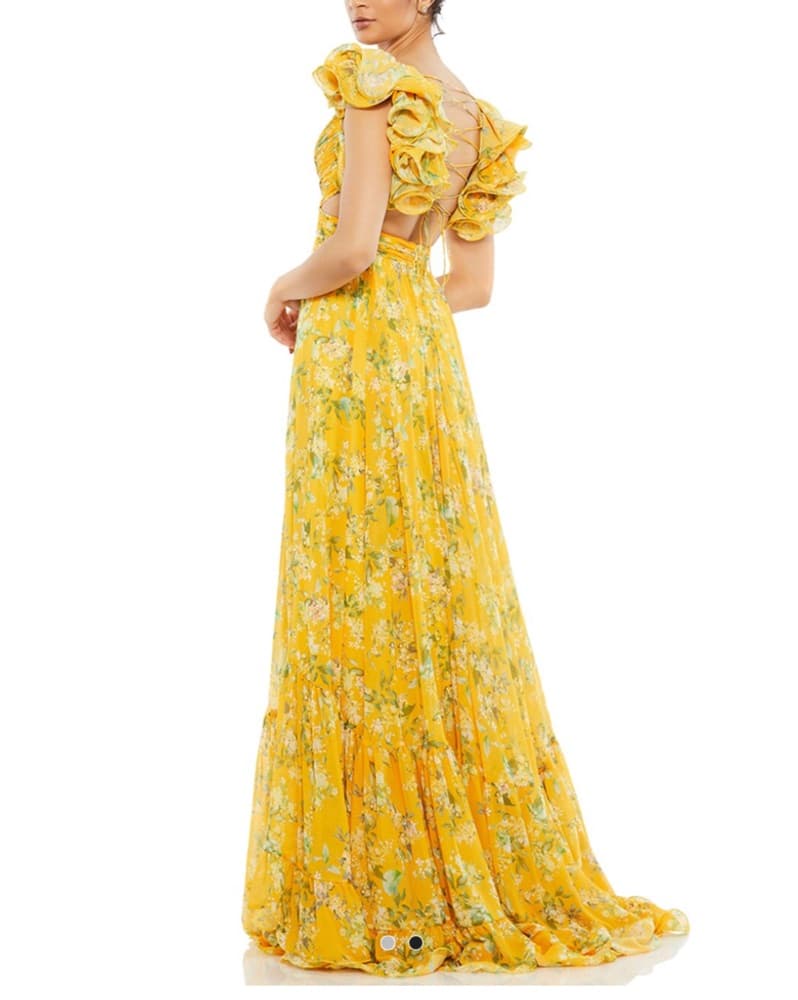 Mac Duggal Floral Maxi Dress - Image 2