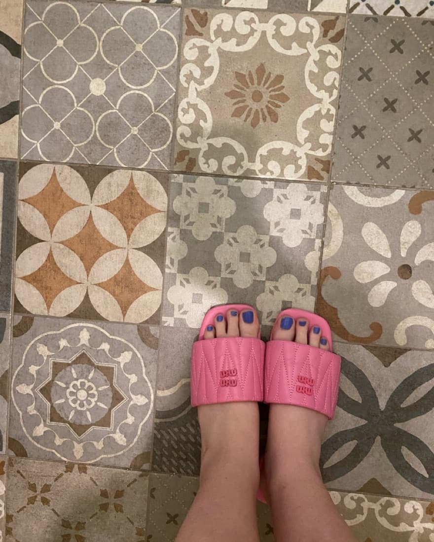 Miu Miu Pink Sandals - Image 3