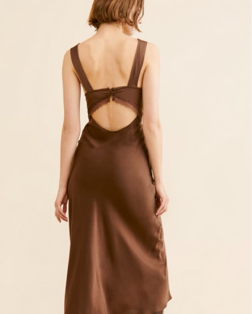 Bardot Slip Dress - Image 2