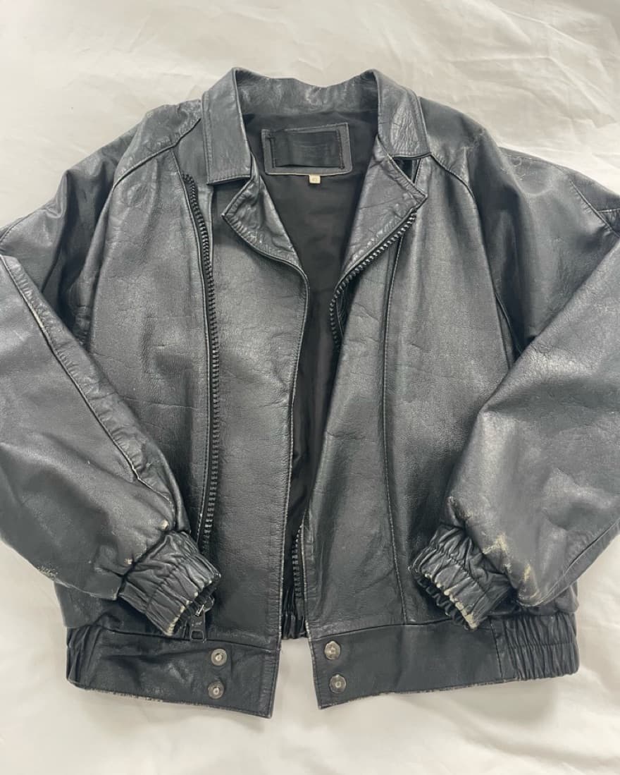 Vintage Leather Jacket  - Image 2