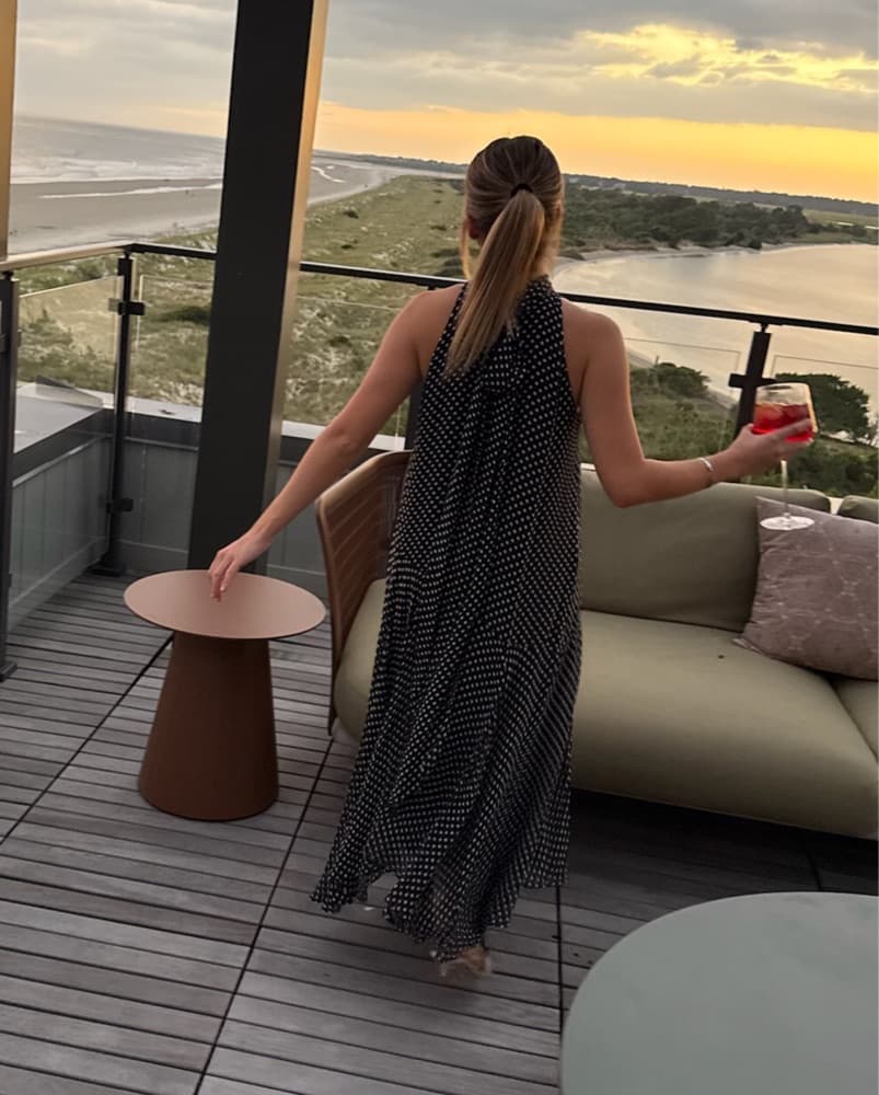 Polka Dot Maxi Dress - Image 2