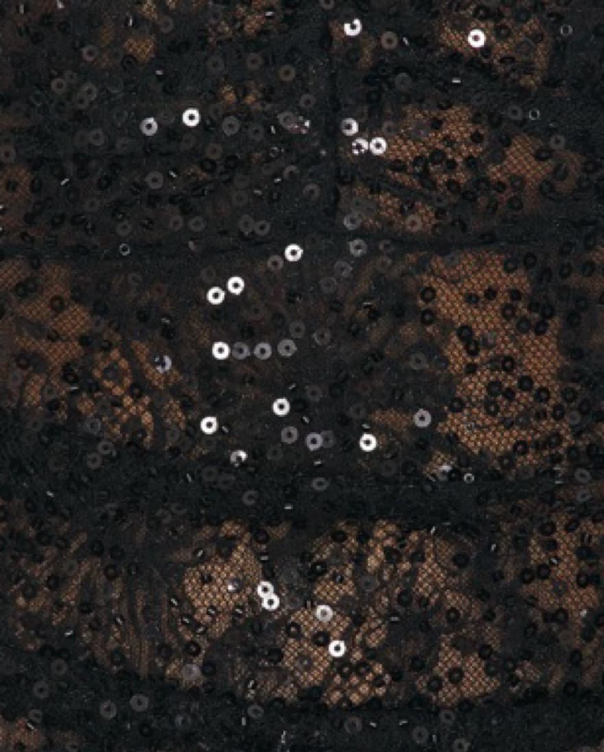 Aknvas Black Sequin Gown - Image 6