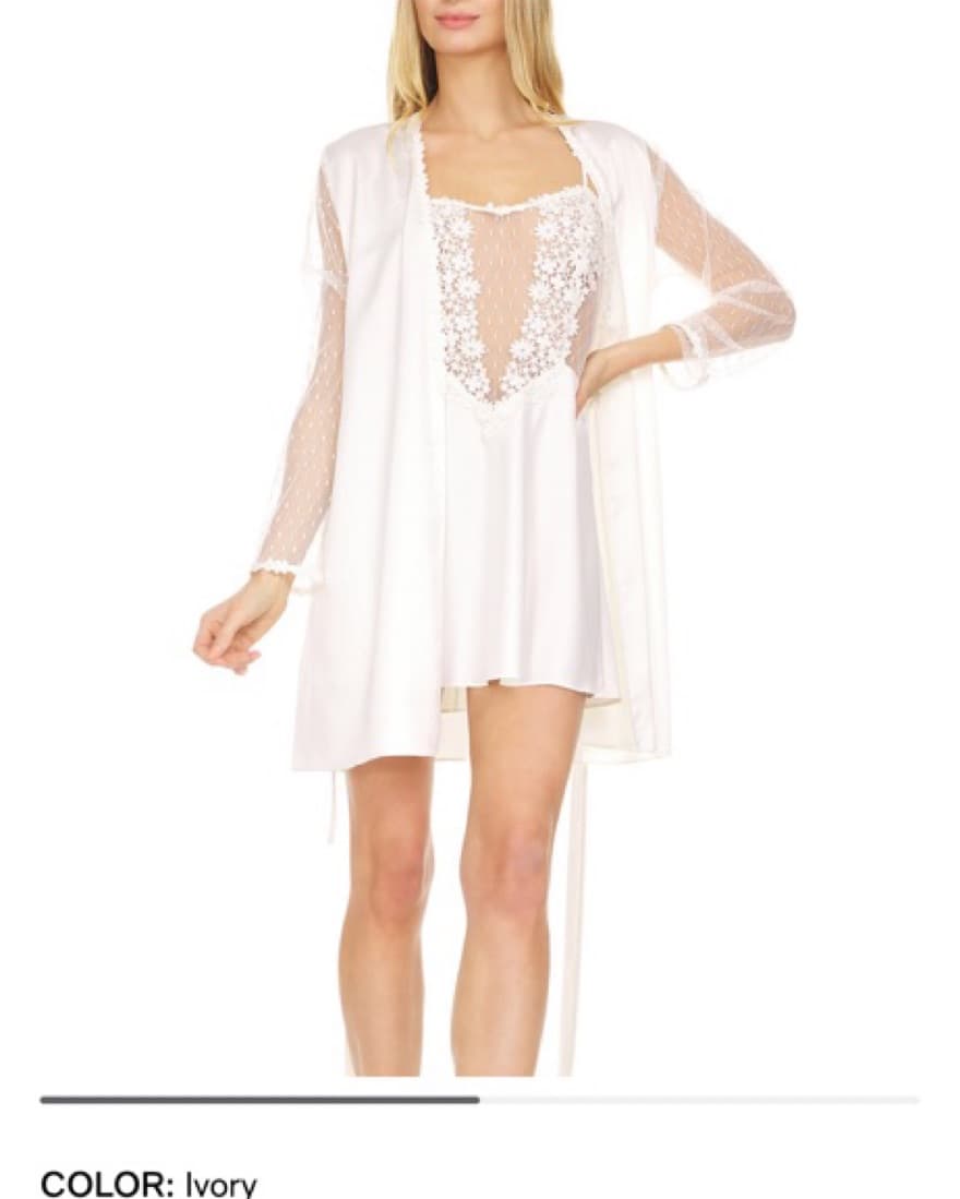 BRIDE MORNING OUTFIT LINGERIE SET IVORY - Image 1