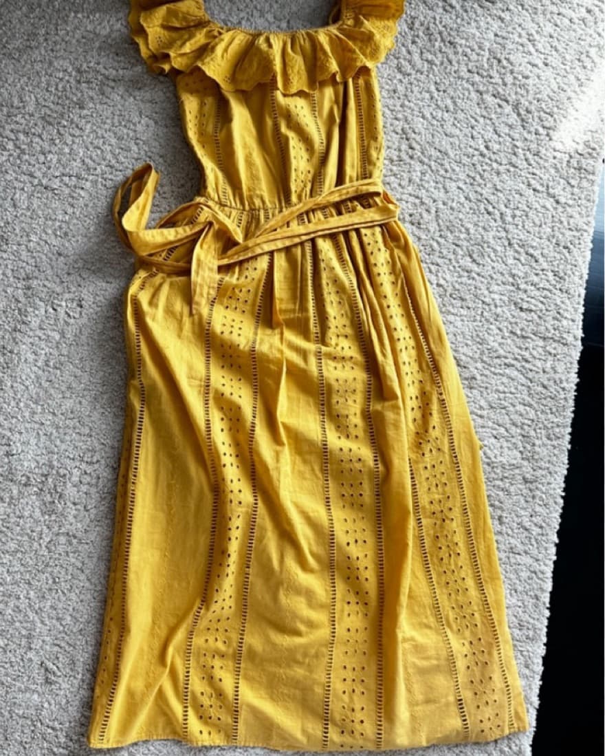 Linen Yellow Dress  - Image 3