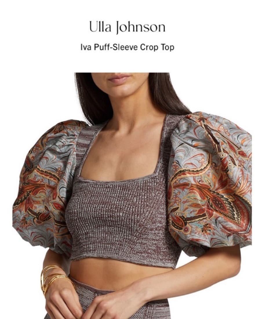 Iva Ulla Johnson Crop Blouse - Image 3