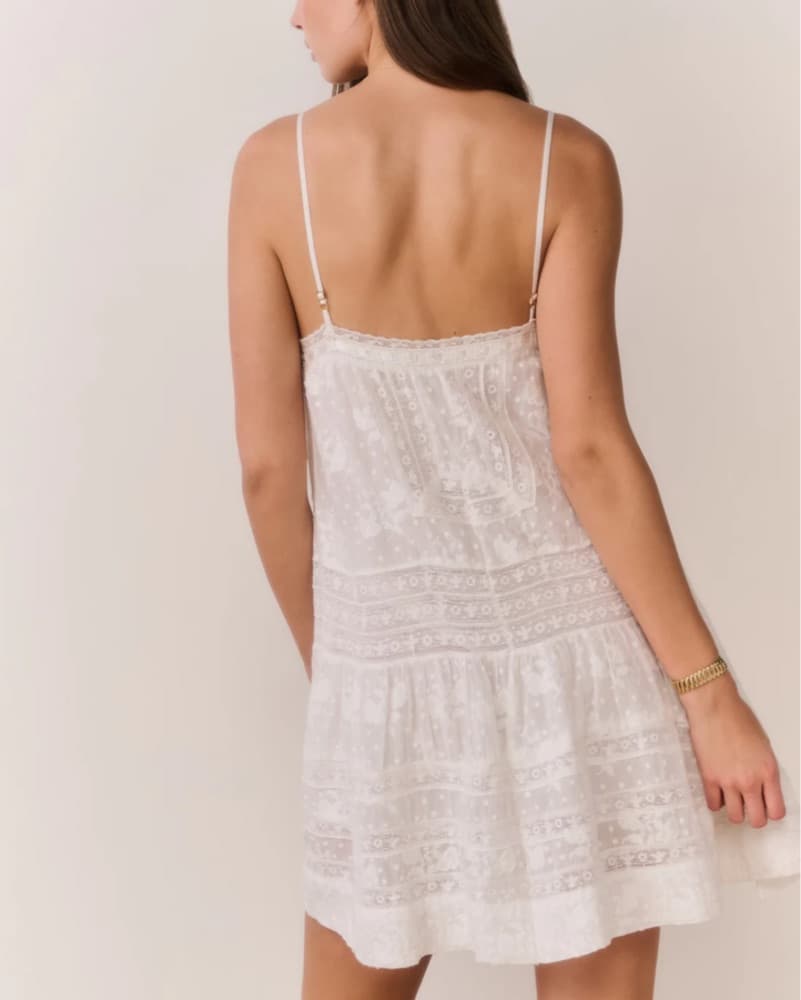 Cotton Lace Babydoll Dress - Image 2