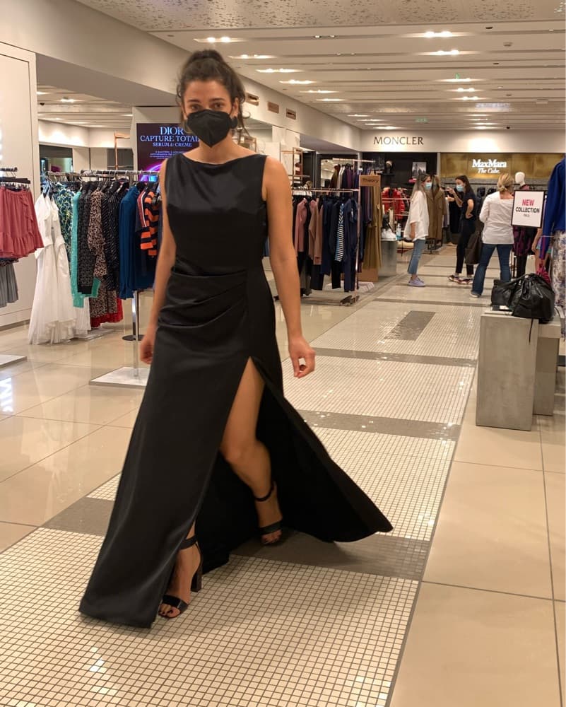 Kathy Heyndels Designer Black Tie Dress - Image 5