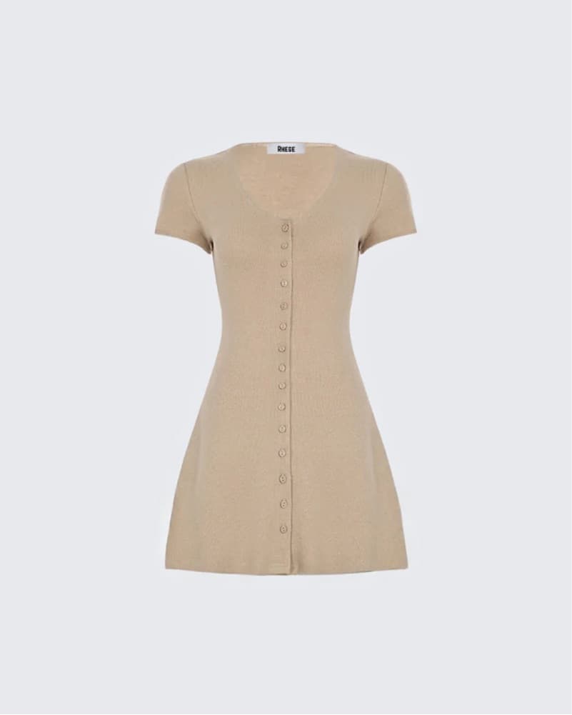 Rhege Cashmere Mini Dress - Image 3