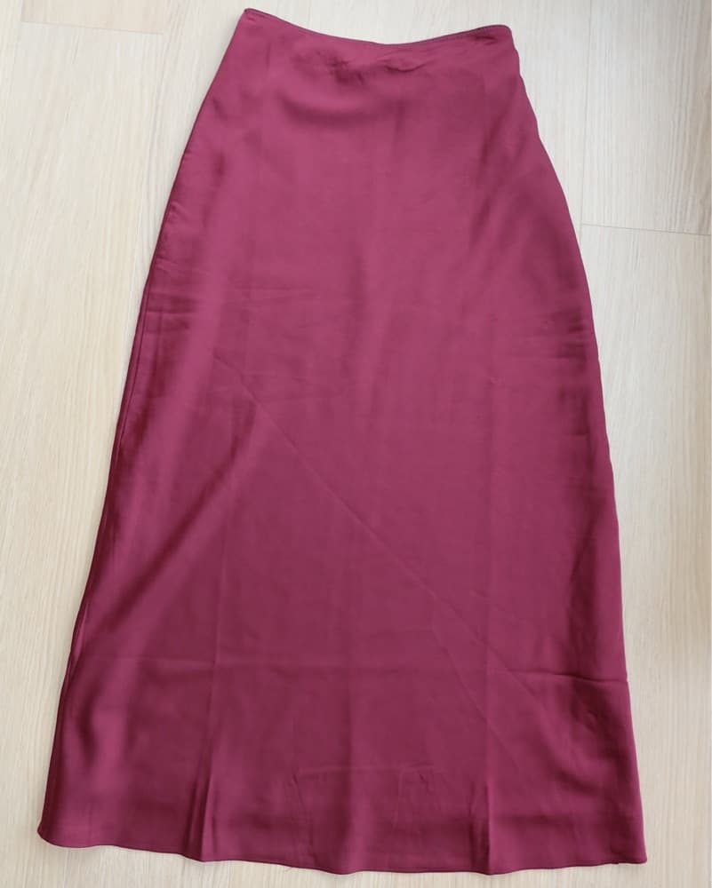 Long Maroon Skirt - Image 5