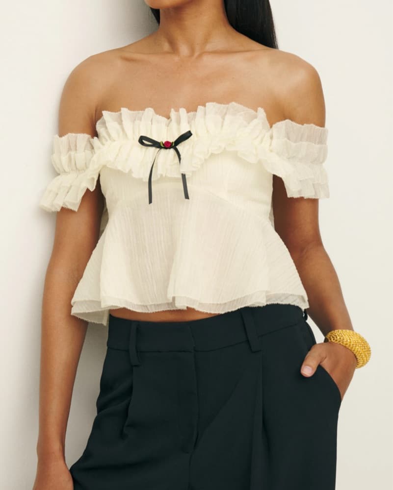 Reformation Summer Off-the-Shoulder Top - Image 1