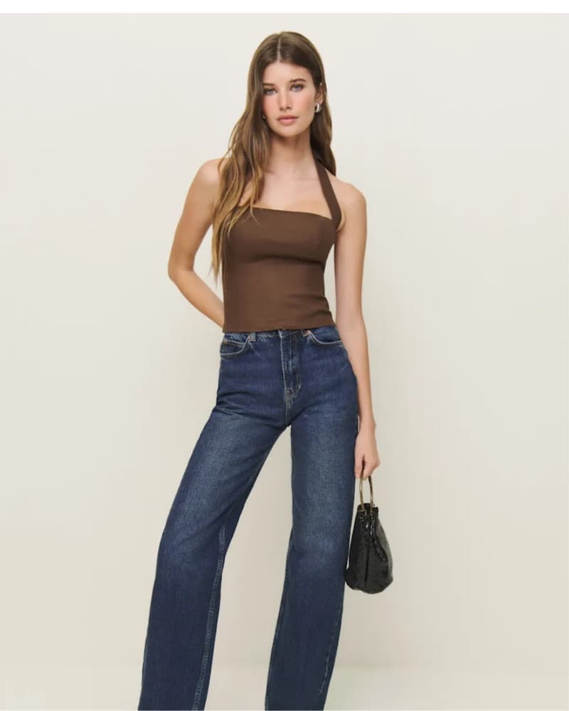 Brown Reformation Top - Image 3