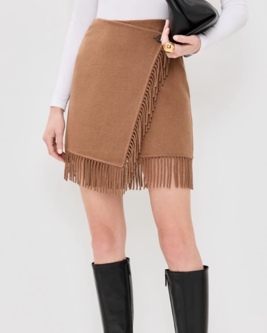Rails Fringe Wrap Skirt - Image 1