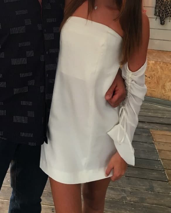 White Mini Dress - Image 3
