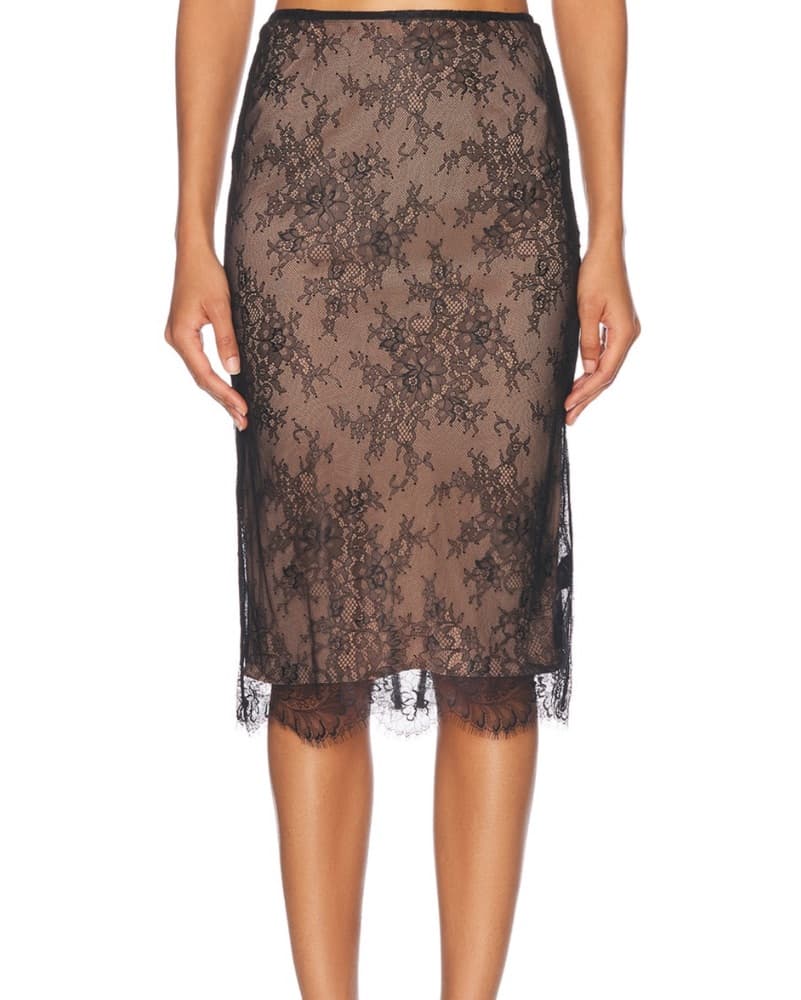 Self-Portrait Lace Skirt - Image 6