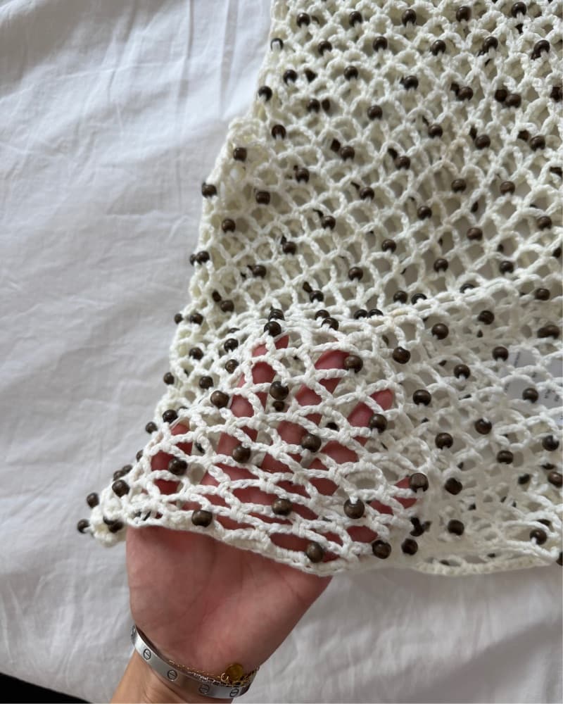 White Fox Crochet Top - Image 3