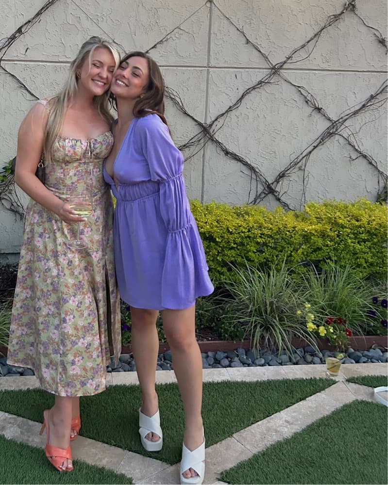 WeWoreWhat Purple Cocktail Dress - Image 1
