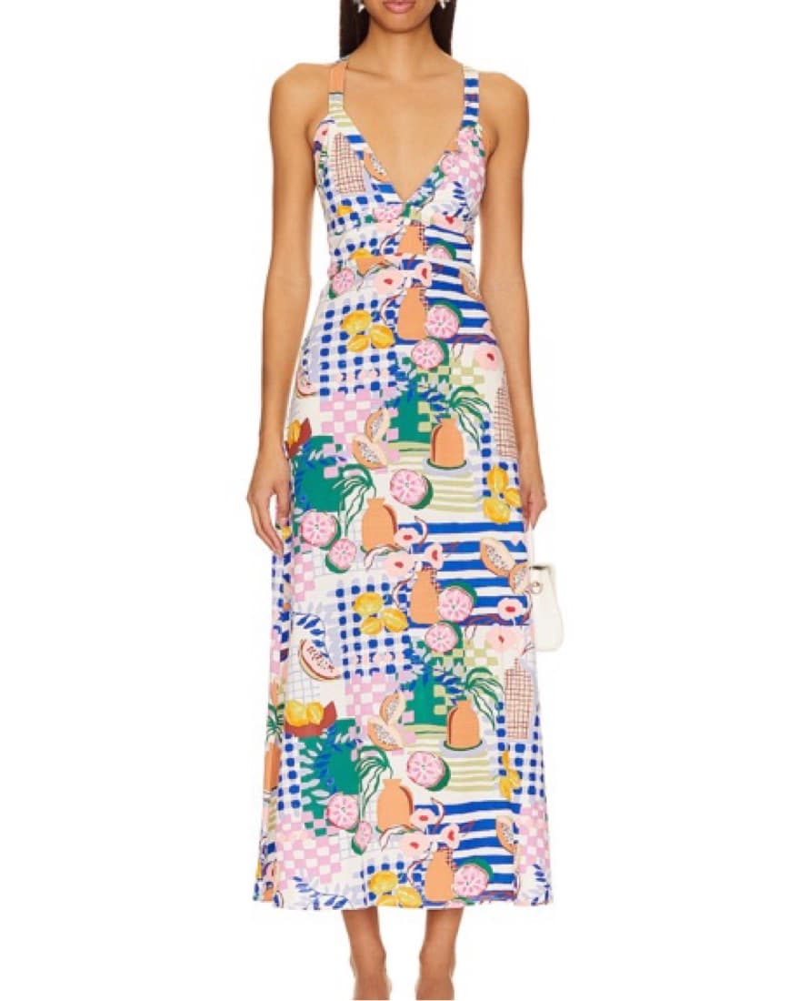 Revolve Vibrant Floral Maxi Dress - Image 1