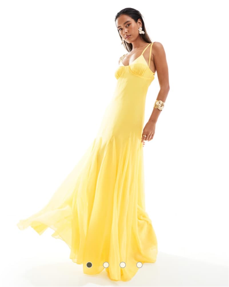 ASOS Yellow Summer Dress - Image 1