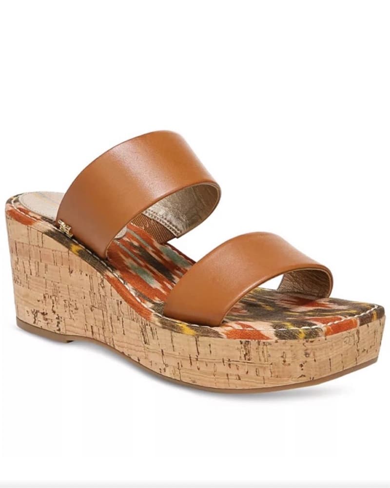 Stylish Cork Platform Sandals - Image 1