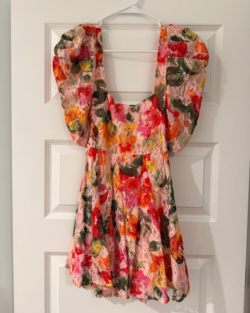 For Love And Lemons Floral Mini Dress - Image 3