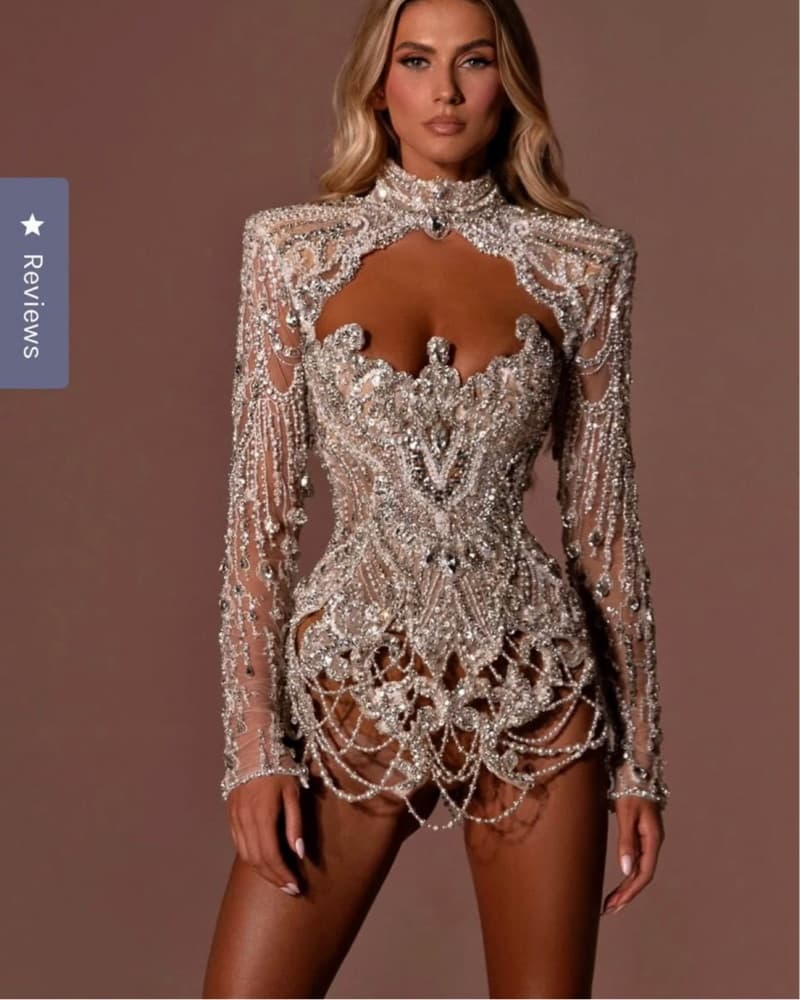Albina Dyla Size 4 Dress - Image 4