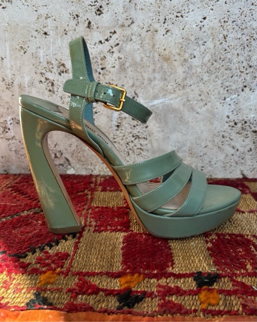 Vintage Miu Miu Heels - Image 4