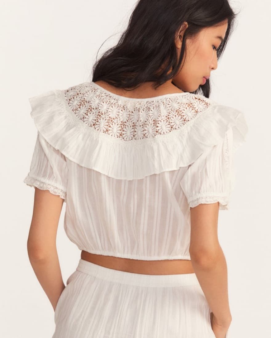 LoveShackFancy Elania Top NWT - Image 4